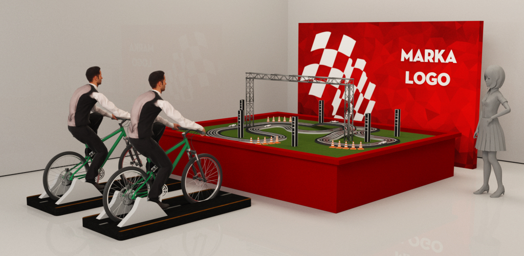 Slot Car With Pedal