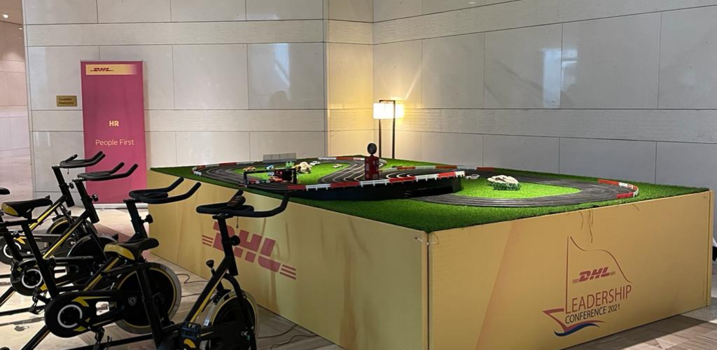 Slot Car With Pedal