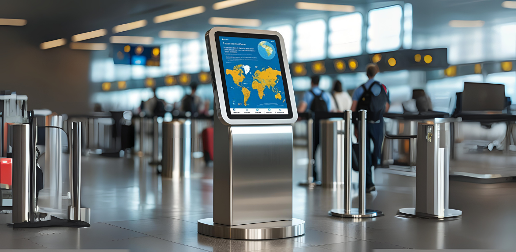 Renting Tablet Kiosk